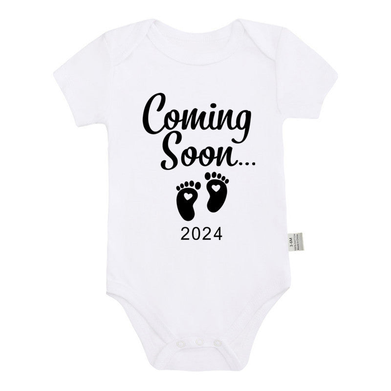 Announcement Newborn Baby Romper