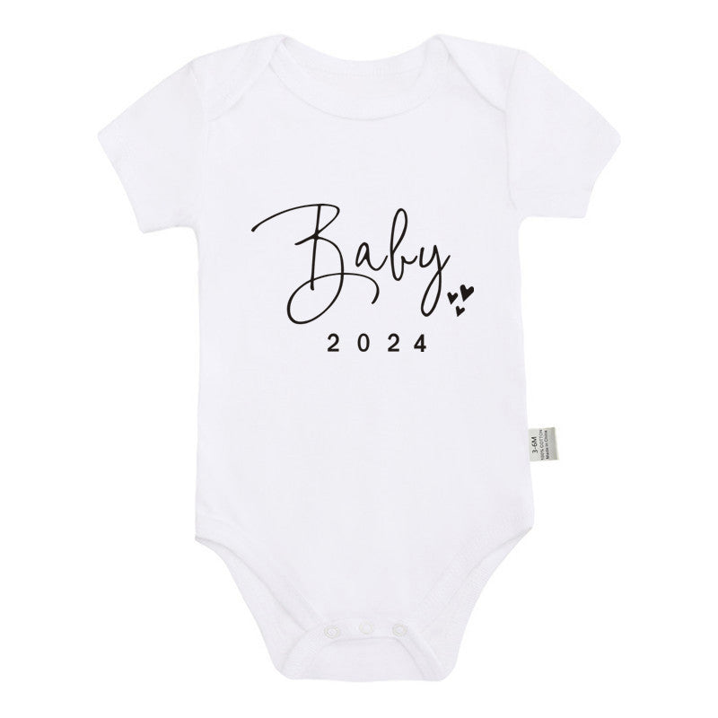 Announcement Newborn Baby Romper