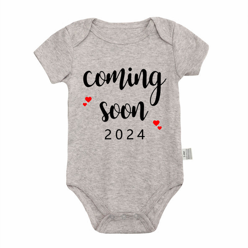 Announcement Newborn Baby Romper