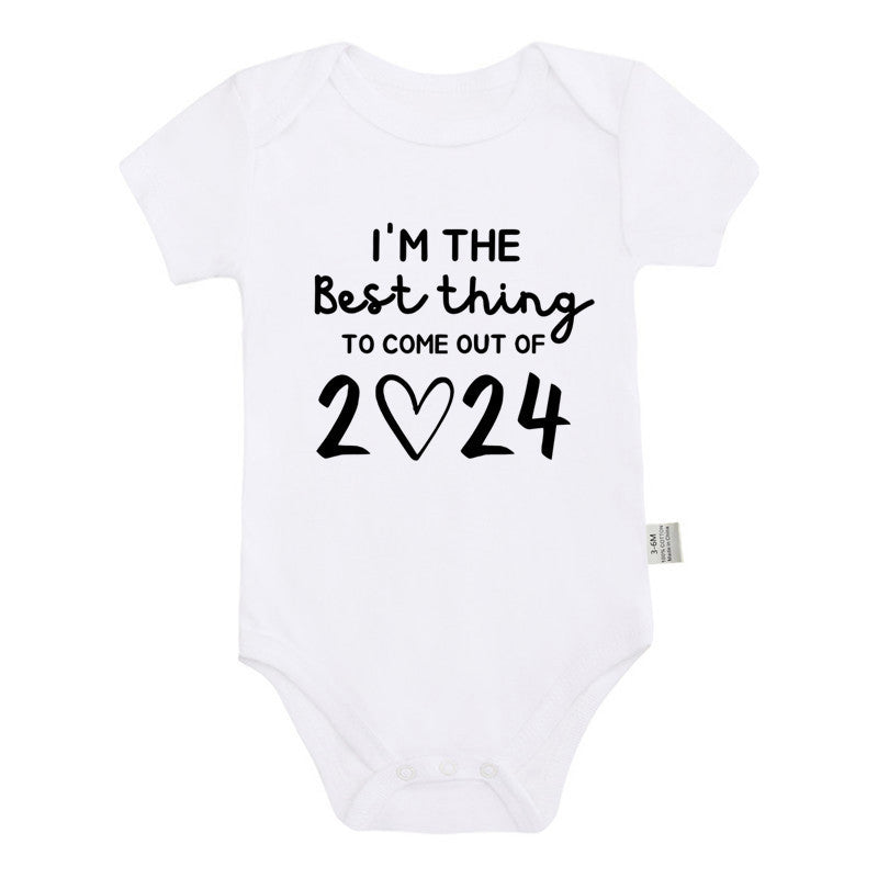 Announcement Newborn Baby Romper